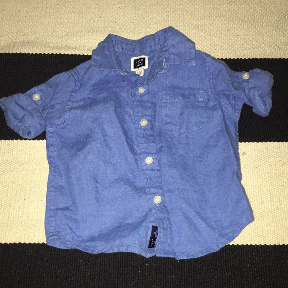 Janie And Jack Linen Shirt